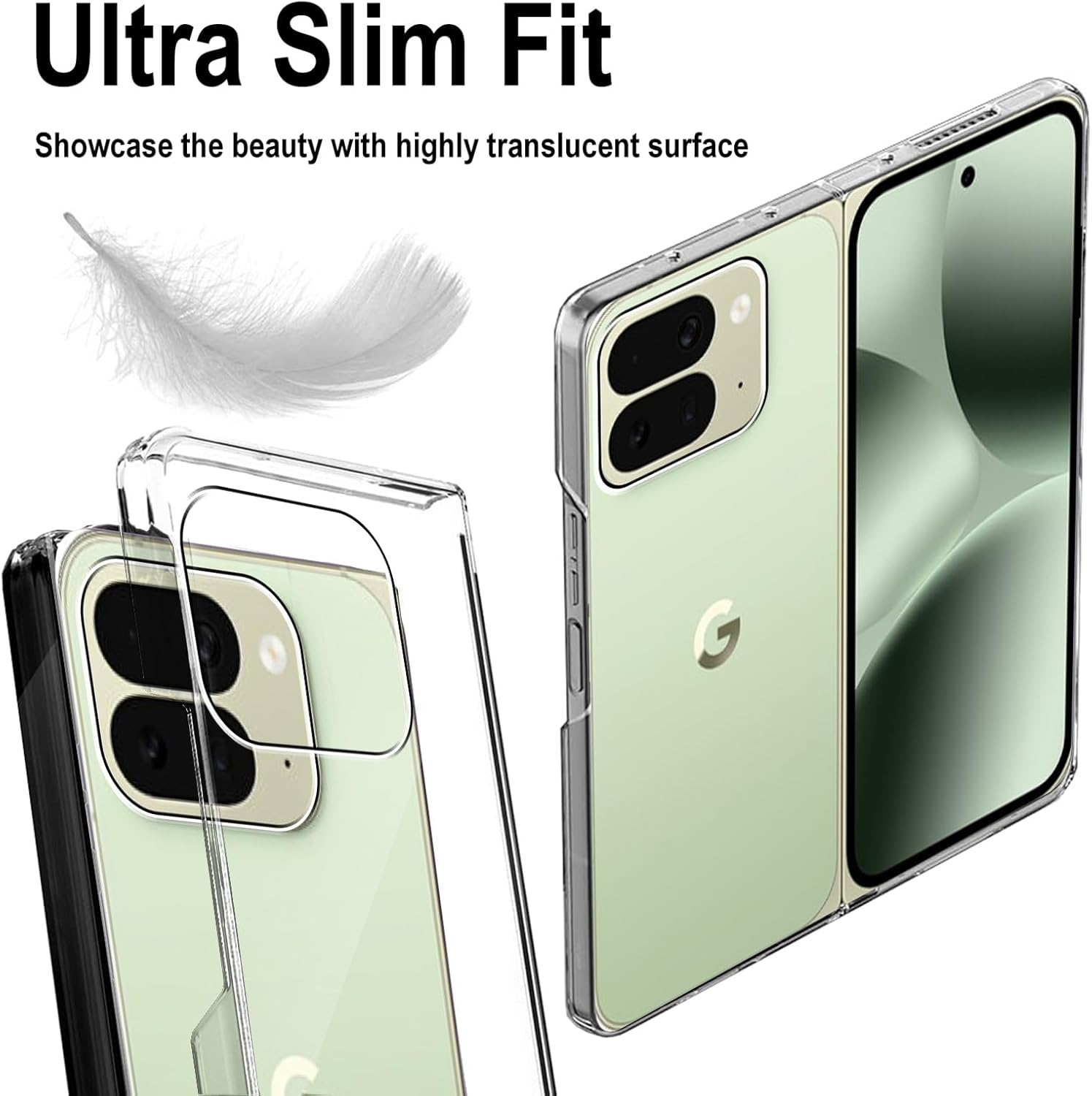 Pixel 10 Pro Fold / Pixel 9 Pro Fold Clear Armor iPhone Case