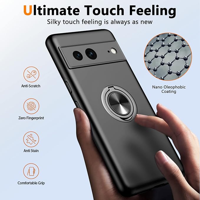 Pixel 10 Pro / 9 Pro  Tough Hybrid Ring Case