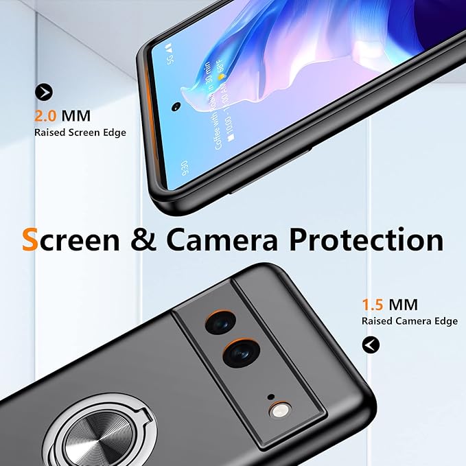Pixel 10 Pro / 9 Pro  Tough Hybrid Ring Case