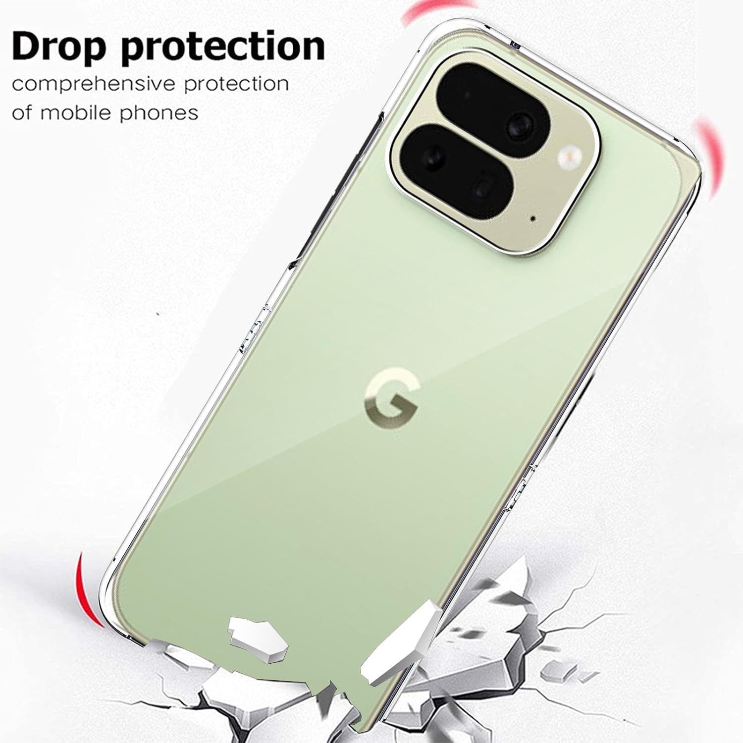 Pixel 10 Pro Fold / Pixel 9 Pro Fold Clear Armor iPhone Case