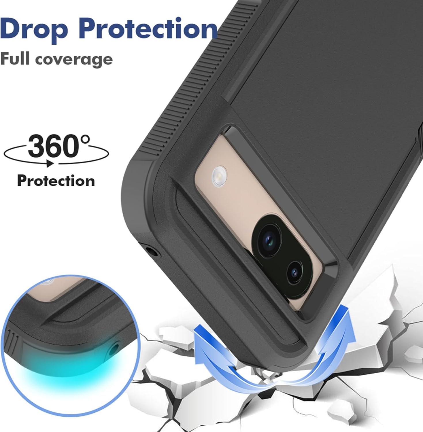 Pixel 10 Pro / Pixel 9 Pro Tough Hybrid Commuter Case