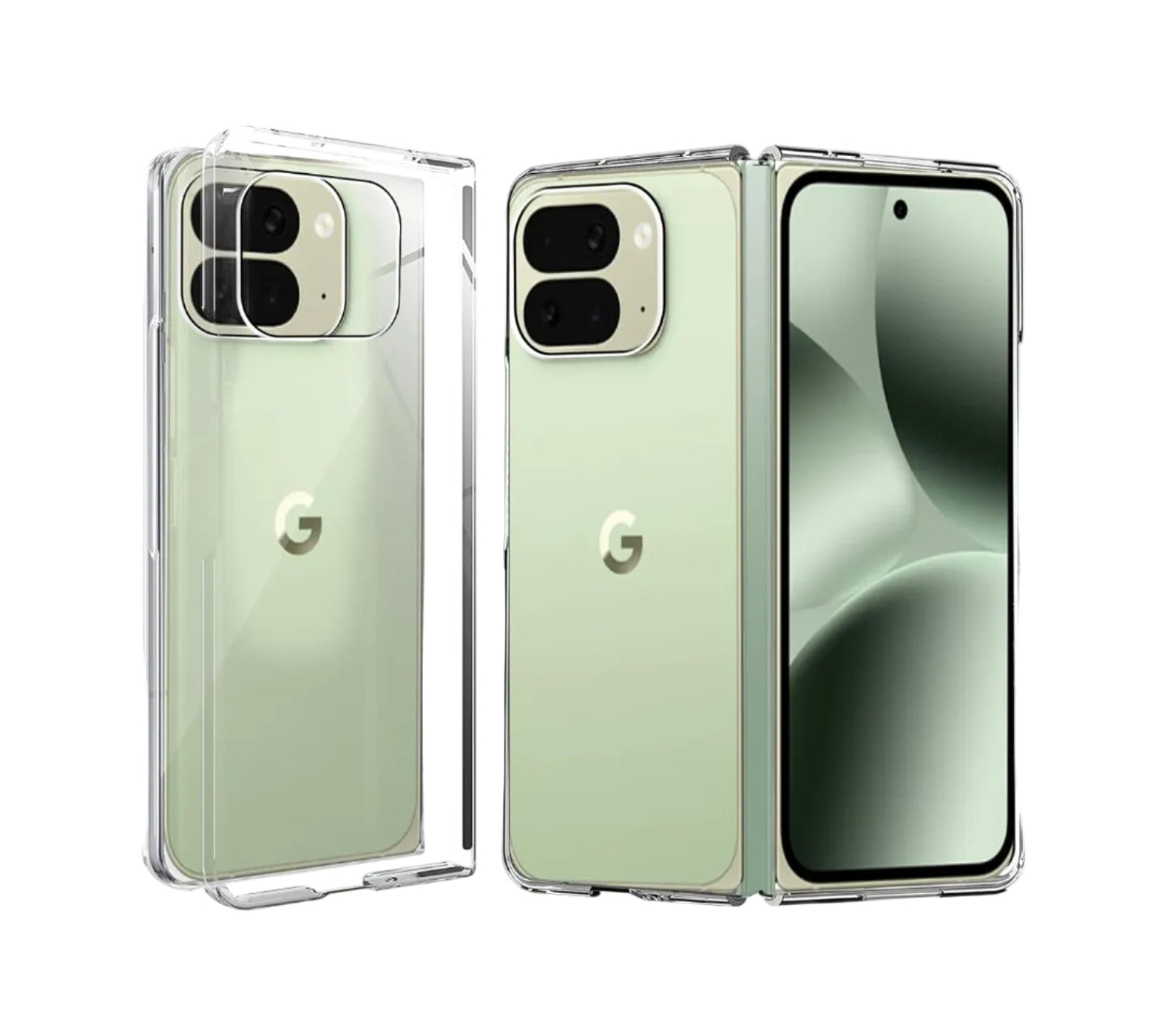 Pixel 10 Pro Fold / Pixel 9 Pro Fold Clear Armor iPhone Case