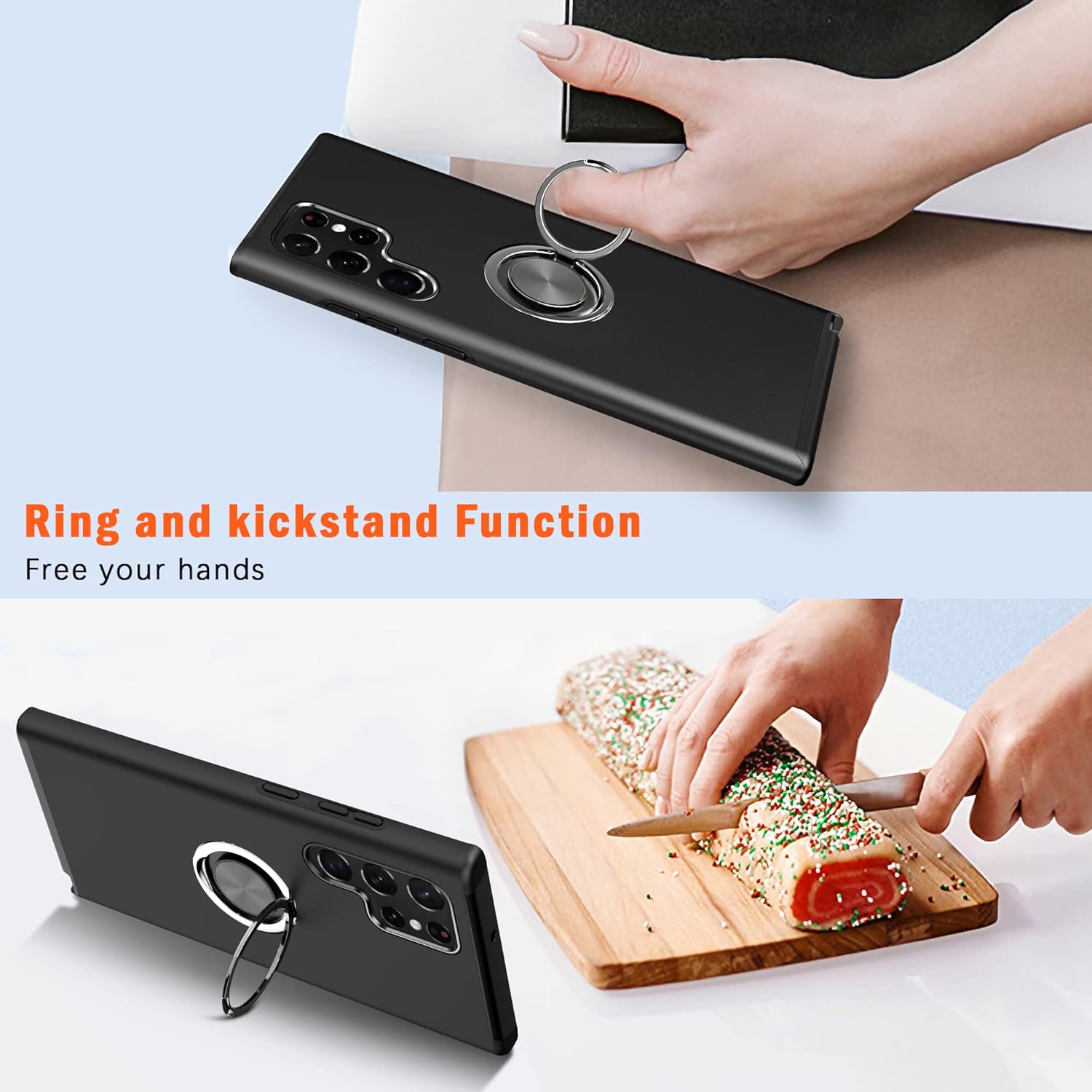 Samsung A55/A35 Tough Armour Ring Case