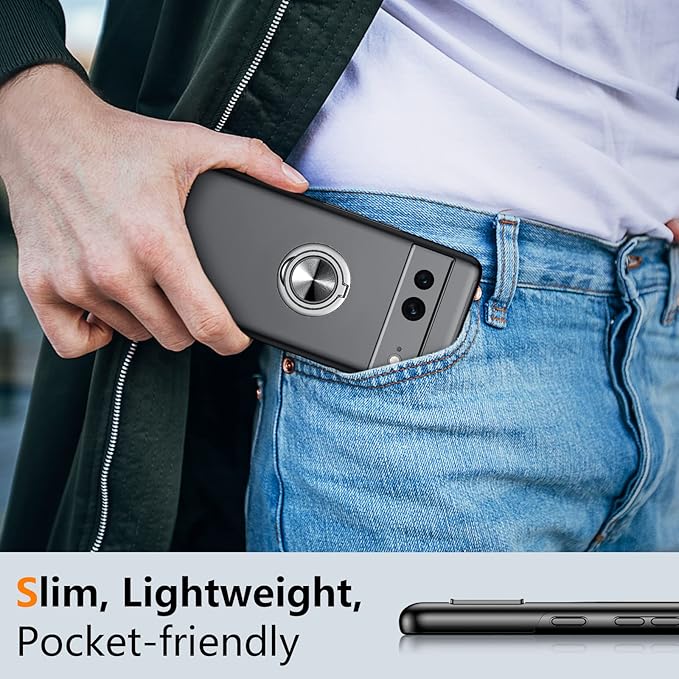 Pixel 10 Pro / 9 Pro  Tough Hybrid Ring Case