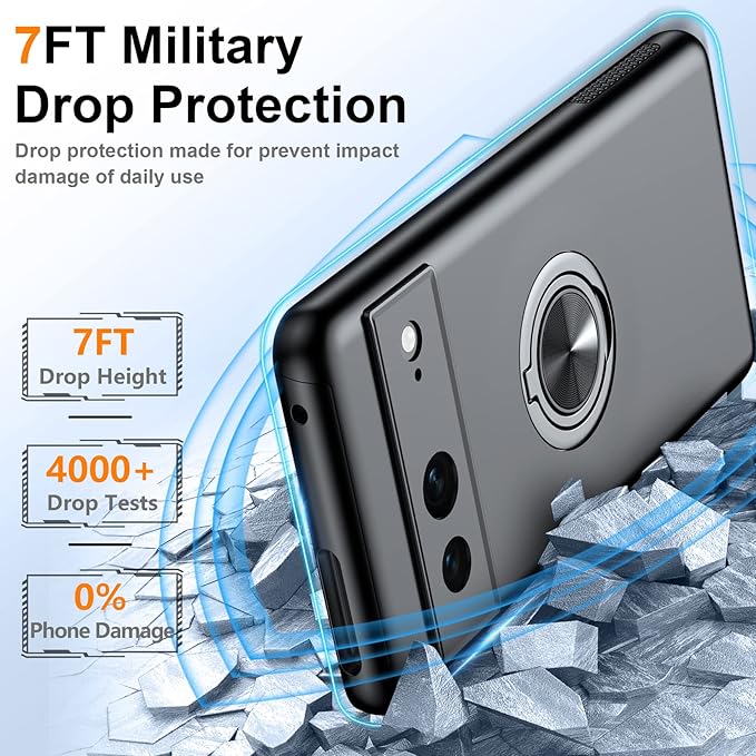 Pixel 10 Pro / 9 Pro  Tough Hybrid Ring Case