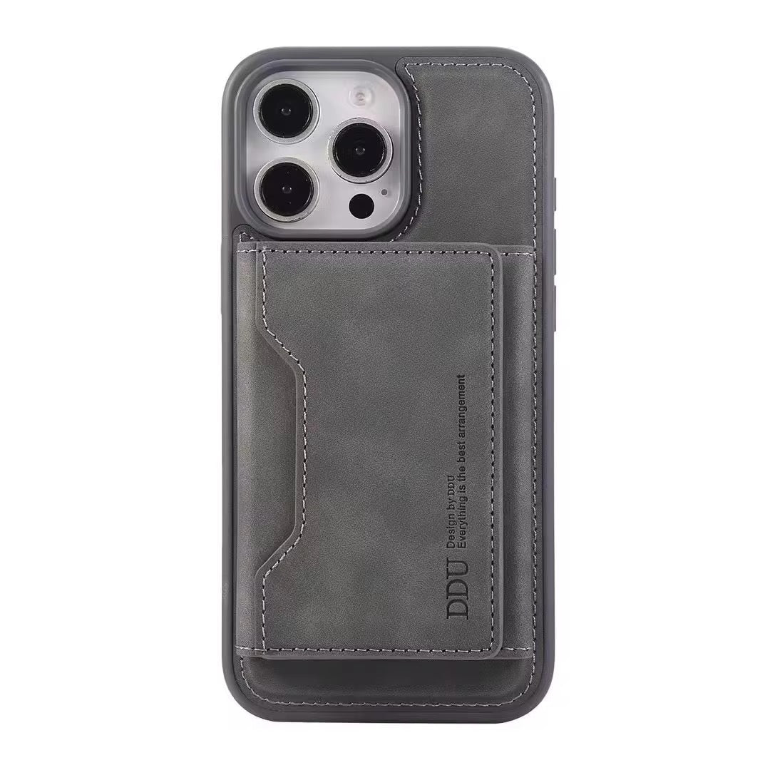 IPhone 15 Pro Max Magnetic Detachable Leather Wallet