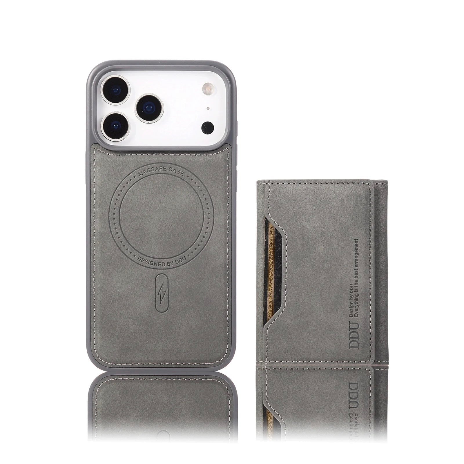 IPhone 15 Pro Max Magnetic Detachable Leather Wallet