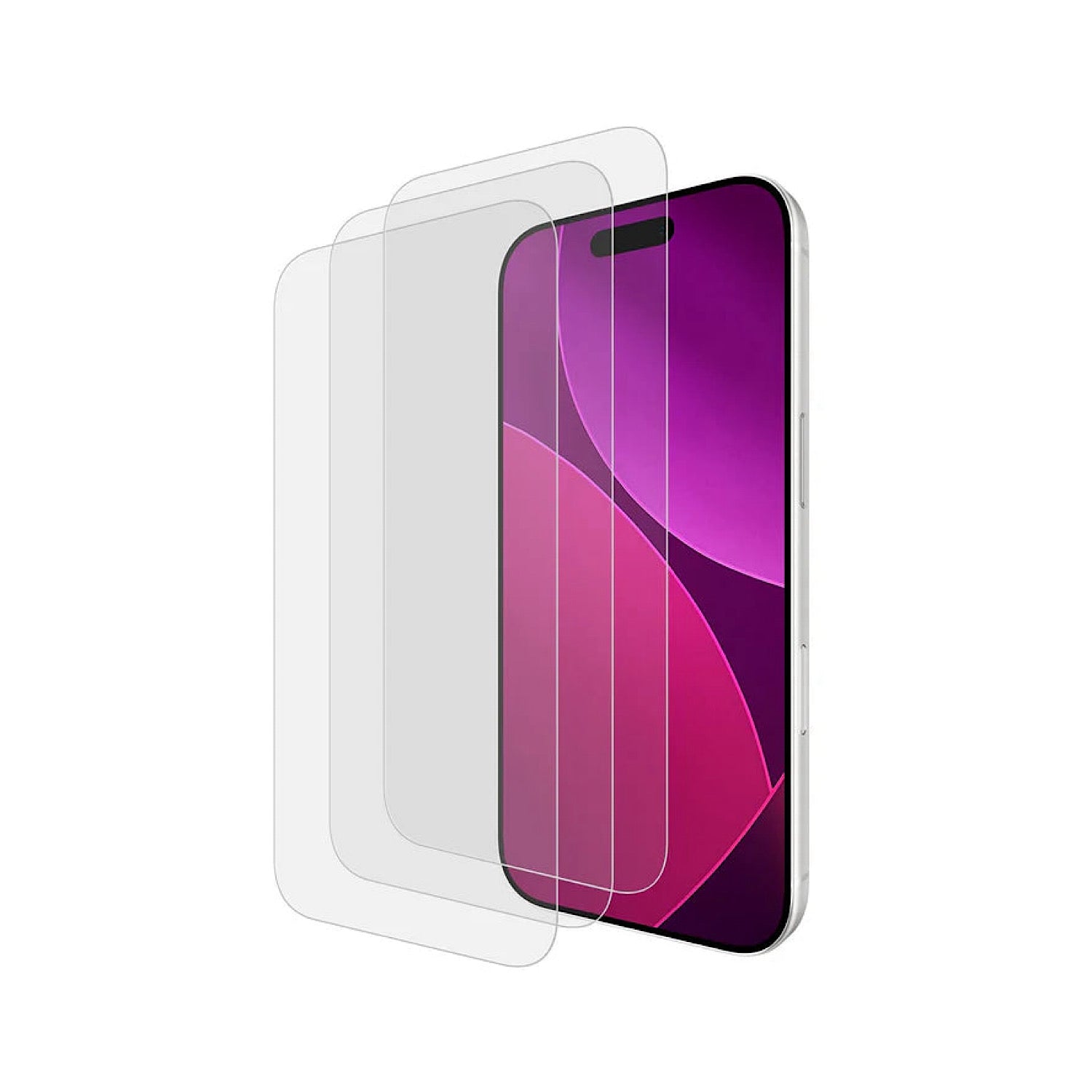 iPhone Tempered Glass Screen Protector Pack of 3