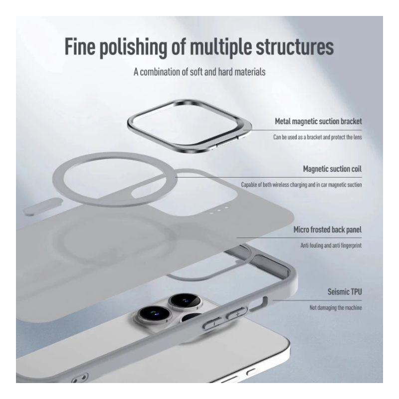 iPhone 15 Pro Max Tough MagSafe Frosted Case