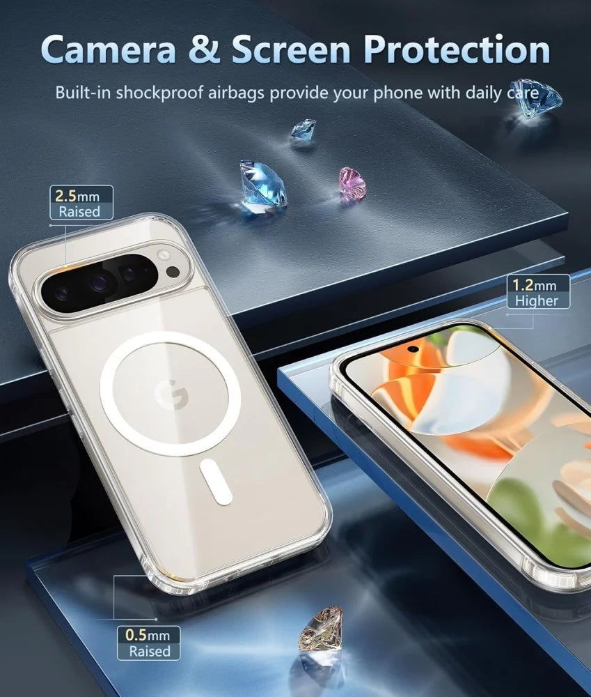 Pixel 10 Pro XL / Pixel 9 Pro XL Clear Armor MagSafe Case
