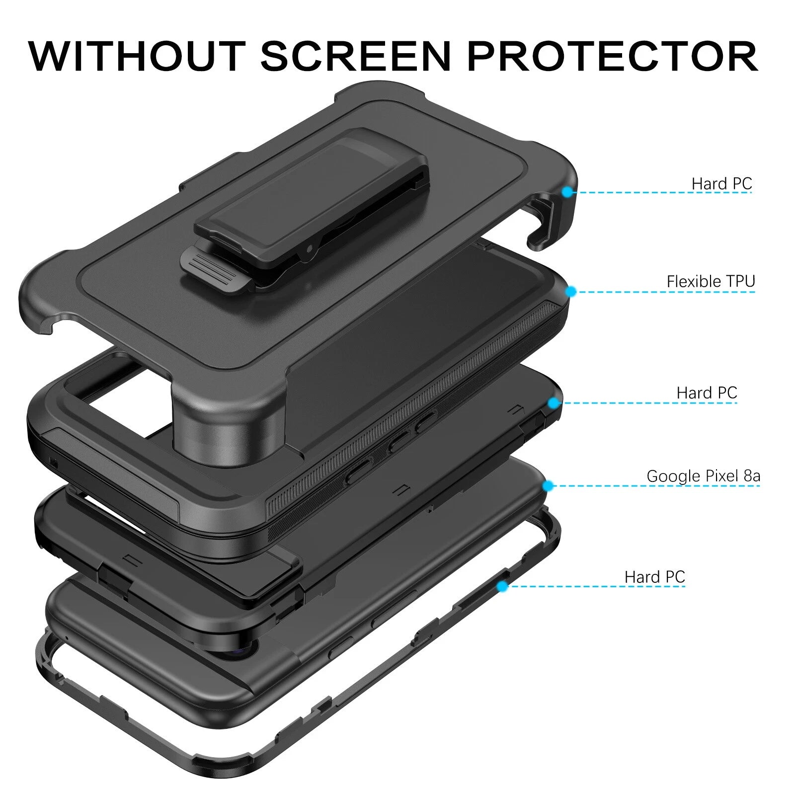 Pixel 10 Pro XL / 9Pro XL Defender Heavy Duty case