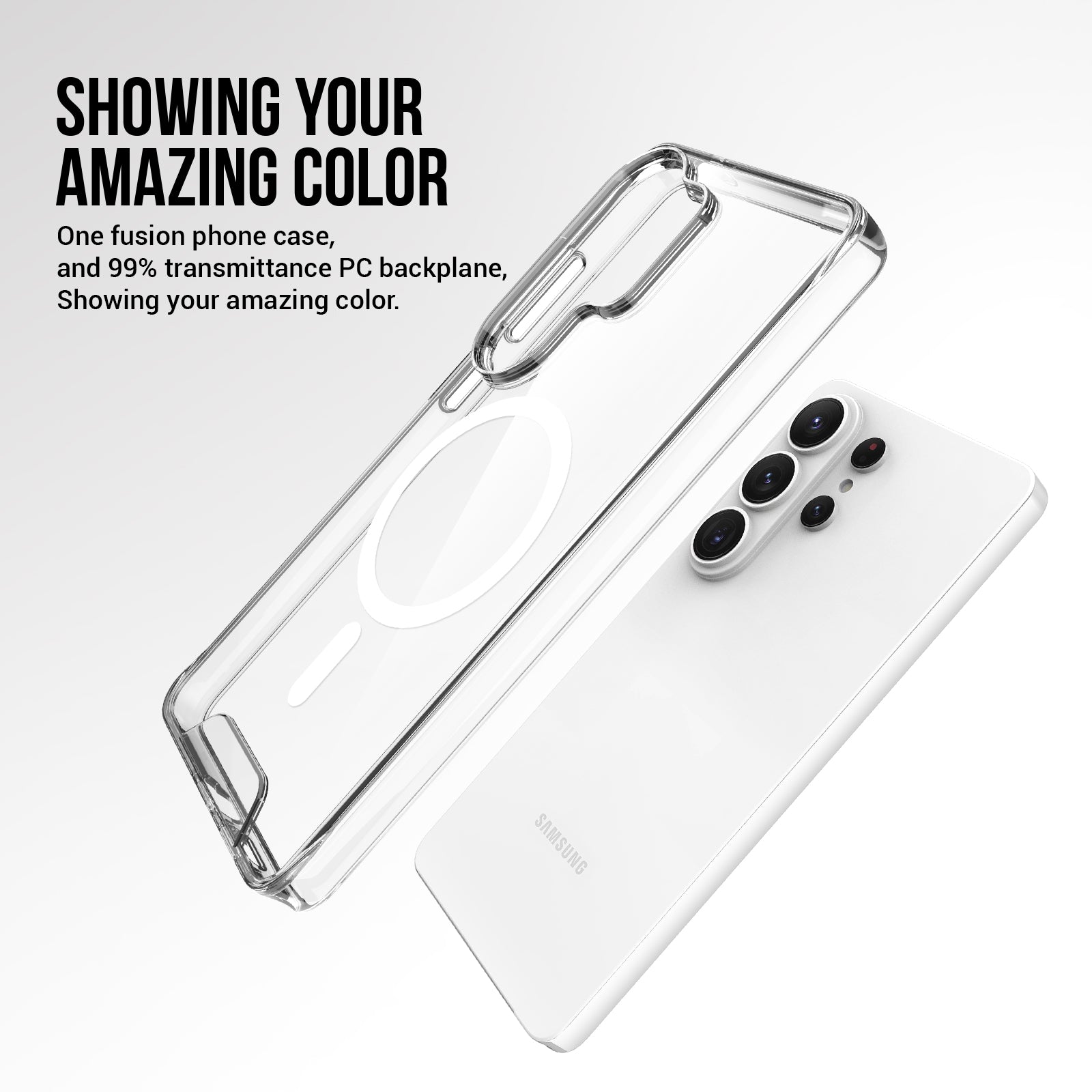 Samsung S25 Plus Clear Armor Magsafe Case