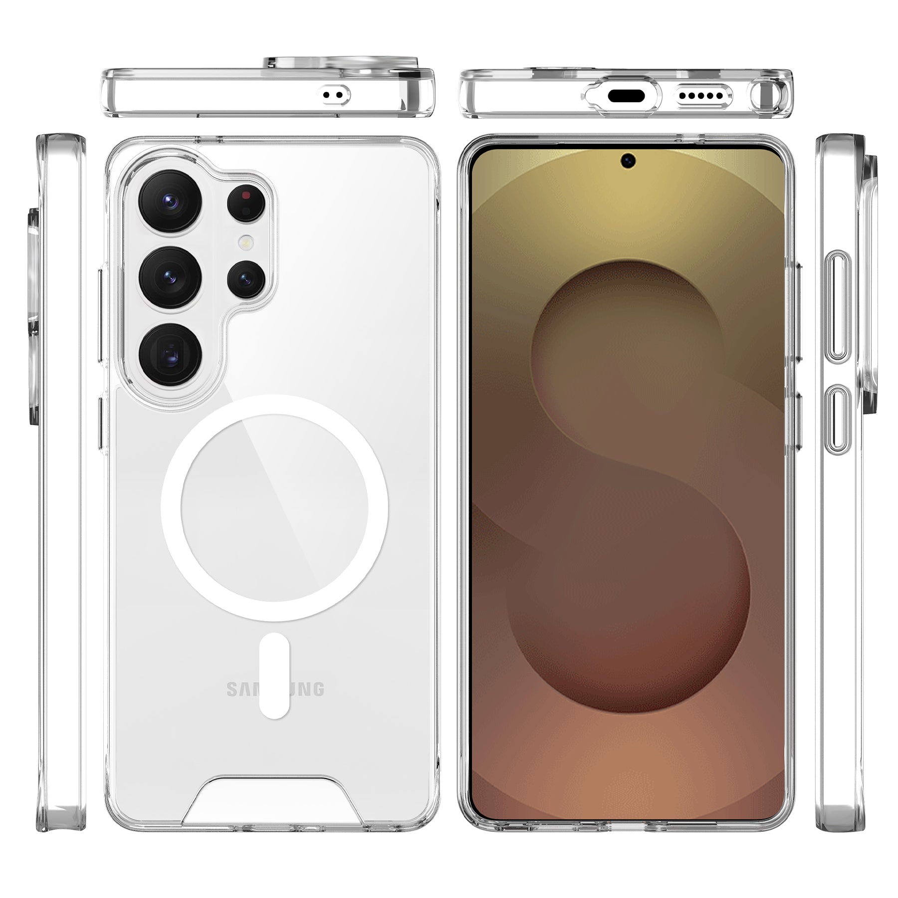 Samsung S25 Plus Clear Armor Magsafe Case