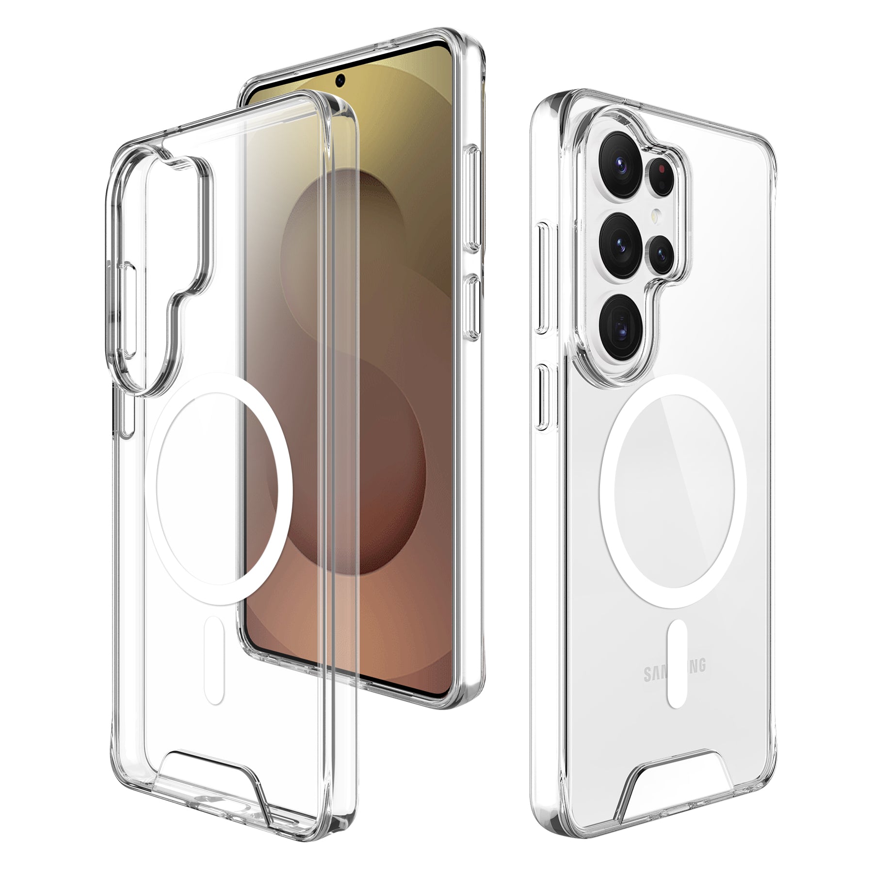 Samsung S25 Ultra Clear Armor Magsafe Case