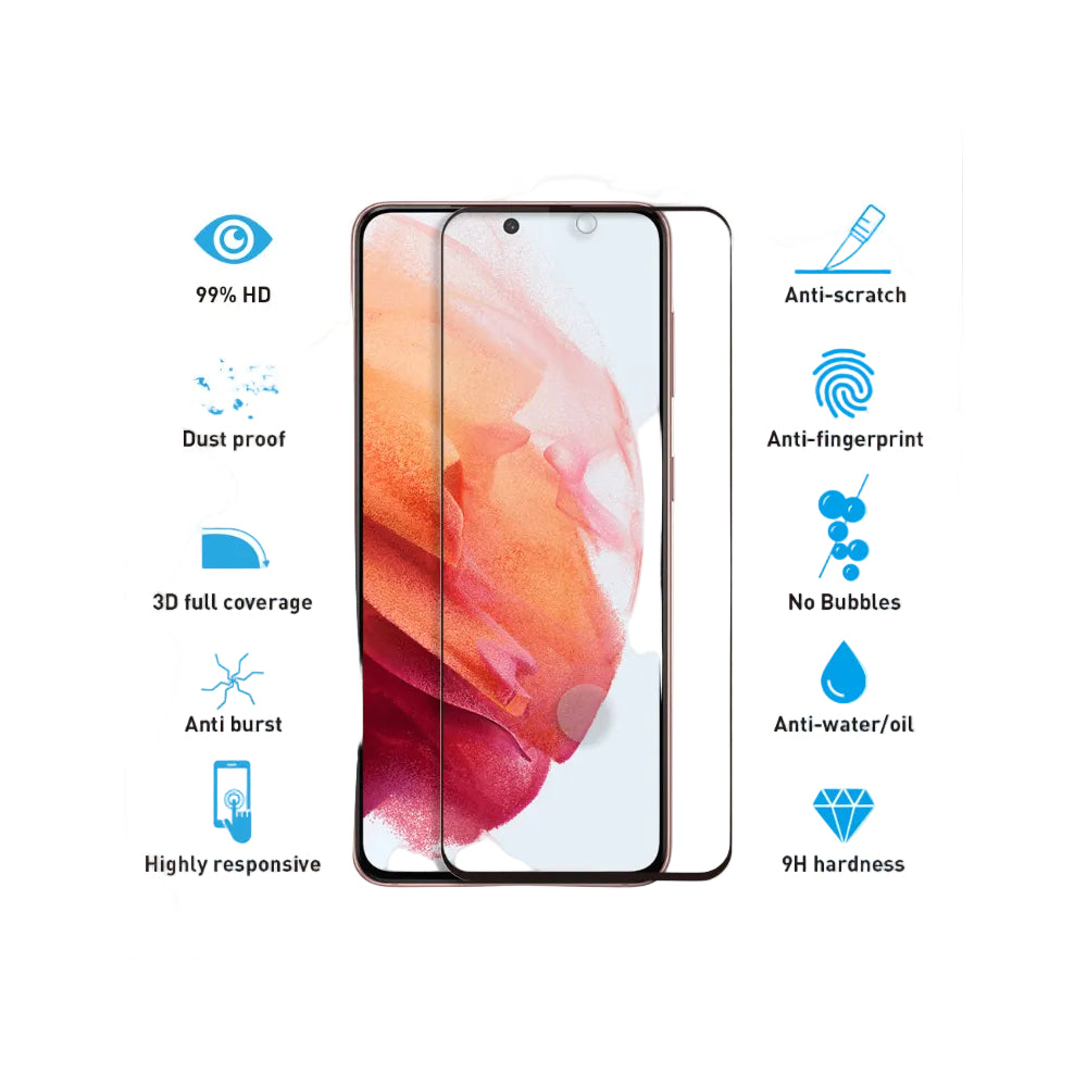 Samsung Screen Protector Tempered glass Pack of 3