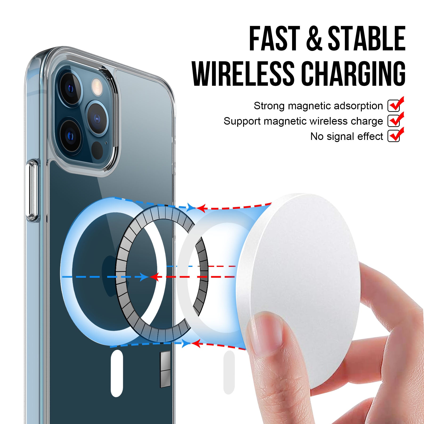 iPhone 12 Mini Tough Clear MagSafe Case