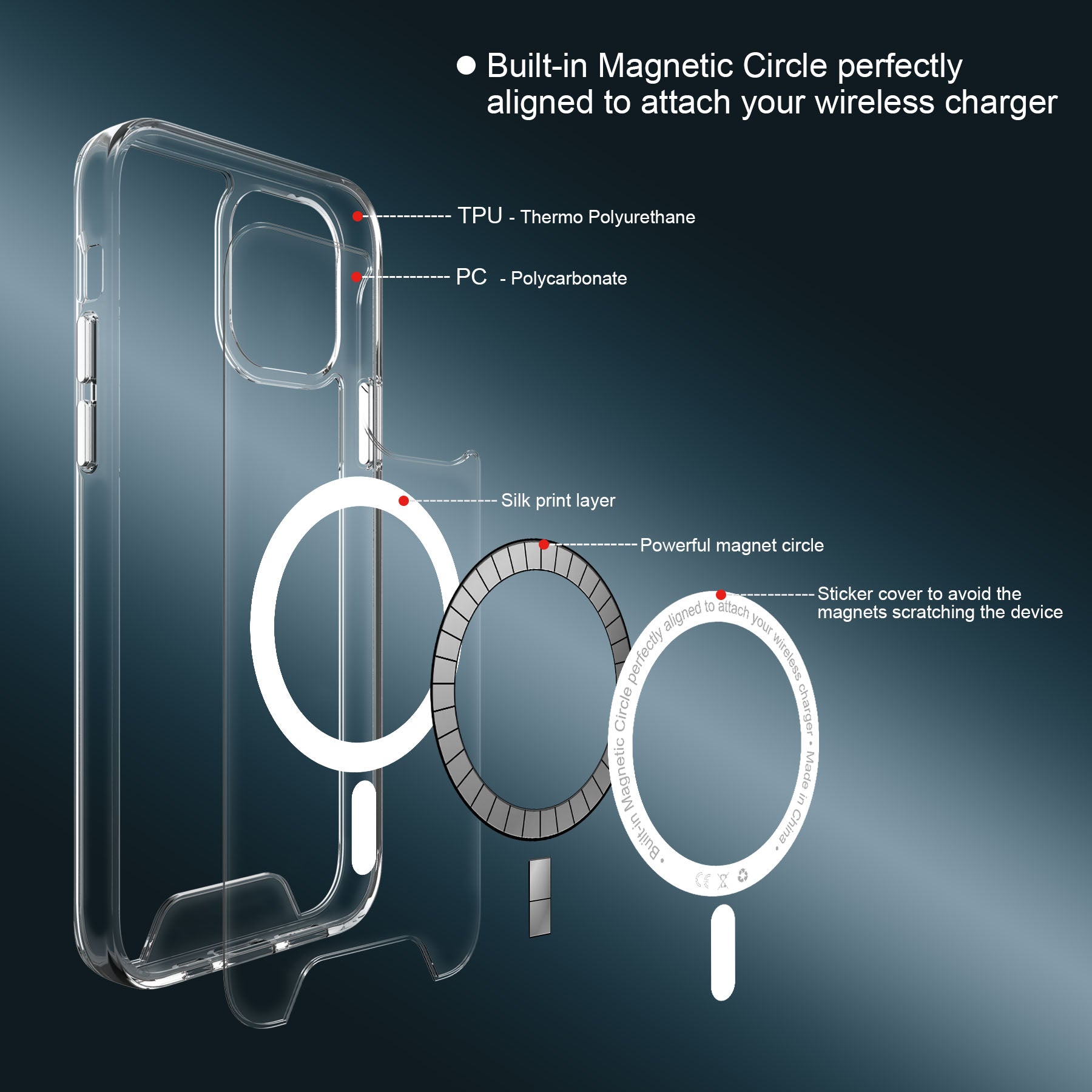 iPhone 12 Mini Tough Clear MagSafe Case