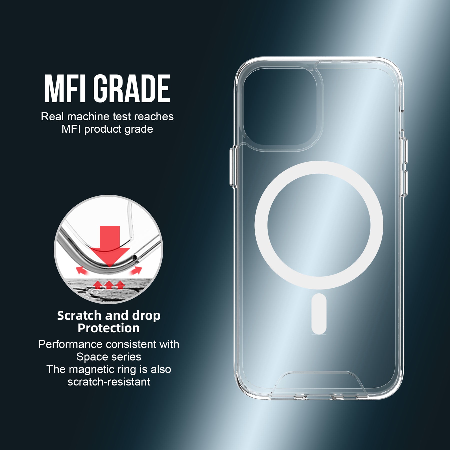 iPhone 12 Mini Tough Clear MagSafe Case