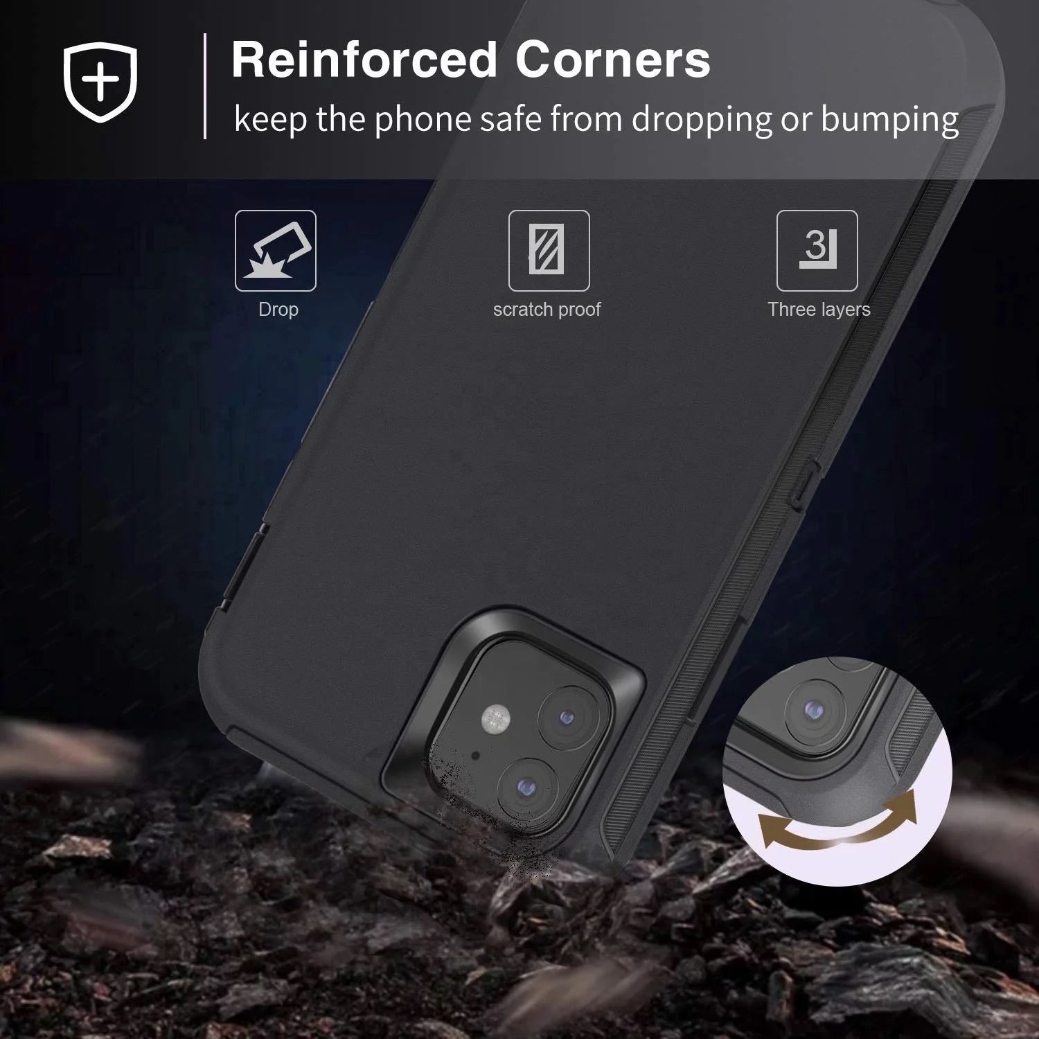 iPhone 11 Defender Tough Heavy Duty case